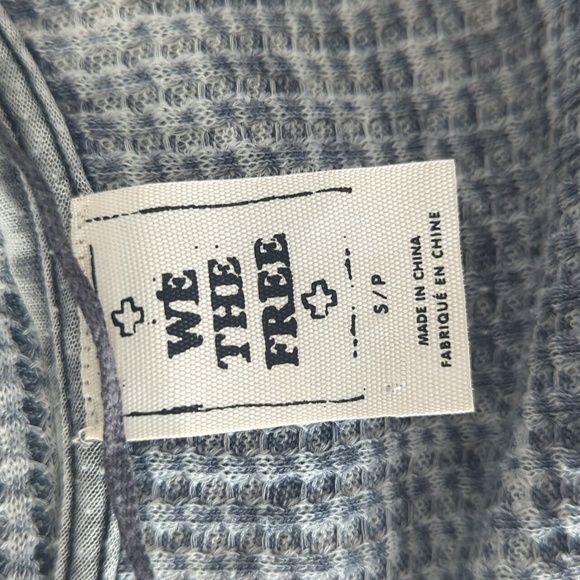 We The Free Crossfire Thermal Burnout Waffle Knit Long Sleeve Top - Picture 7 of 7